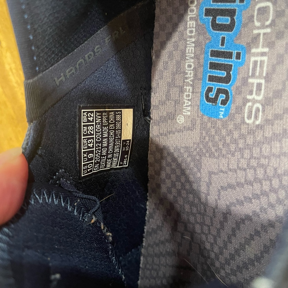 Skechers Men's Navy and Tan Boat Shoes - Picture 6 of 6